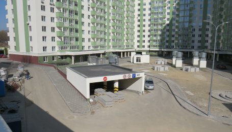 Динамика строительства жилого комплекса «Герцен Парк» по состоянию на 12 апреля 2018 года 