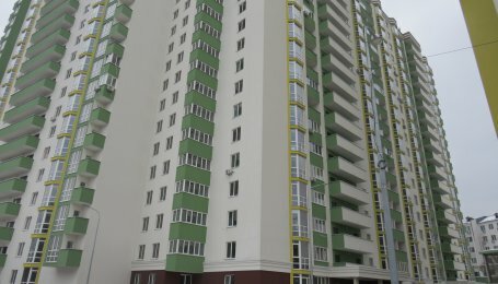 Динамика строительства жилого комплекса «Герцен Парк» по состоянию на 21 февраля 2018 года (дом 2)