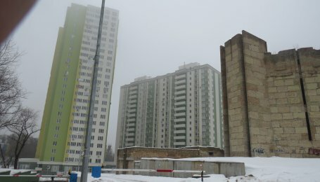 Динамика строительства жилого комплекса «Герцен Парк» по состоянию на 13 марта 2018 года (дом 1-2)