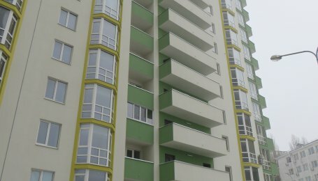Динамика строительства жилого комплекса «Герцен Парк» по состоянию на 13 марта 2018 года (секция 5)